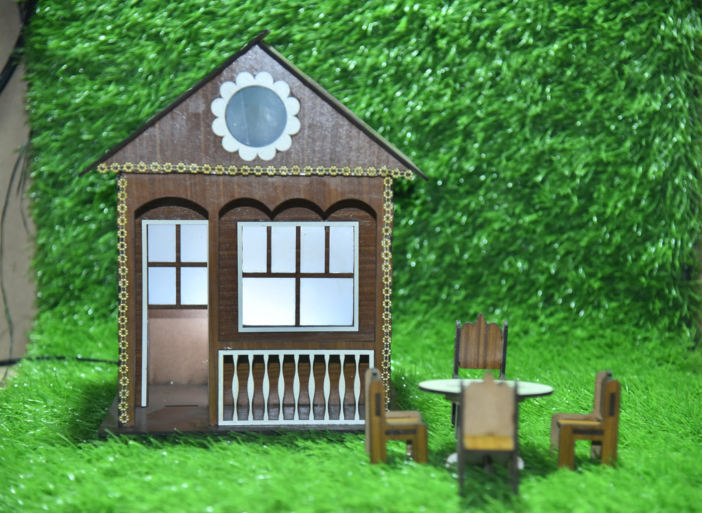Buy 1 Handcrafted Wooden Floral Cottage Lamp – Get a FREE Table & Chair Set + FREE Home Delivery! (Limited Time Offer)