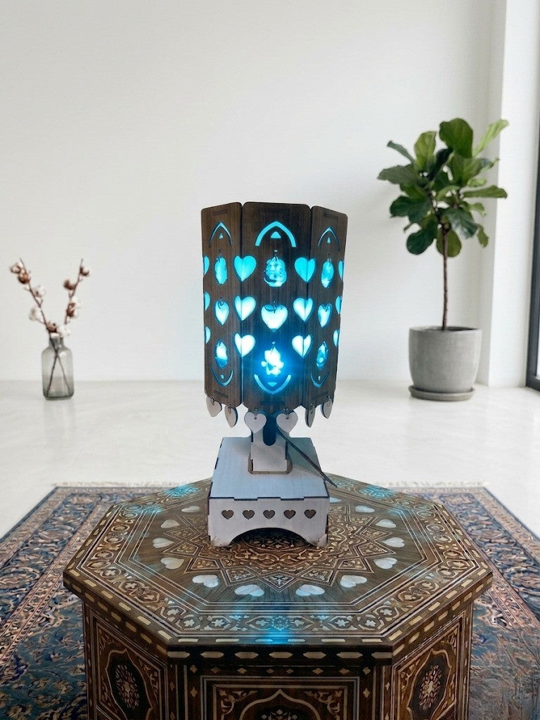 Buy 1 Heart Glow Wooden Laser-Cut Lamp, Get 1 Attar Bottle FREE! (Limited Time Offer)