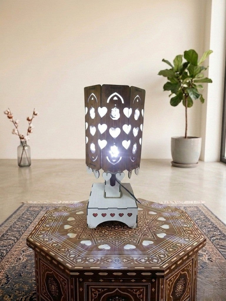 Buy 1 Heart Glow Wooden Laser-Cut Lamp, Get 1 Attar Bottle FREE! (Limited Time Offer)