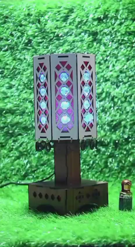 Buy 1 Diamond Geometric Laser-Cut Lamp, Get 1 Attar Bottle FREE! (Limited Time Offer)